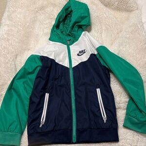 Nike Teal and Navy Colorblock Jacket